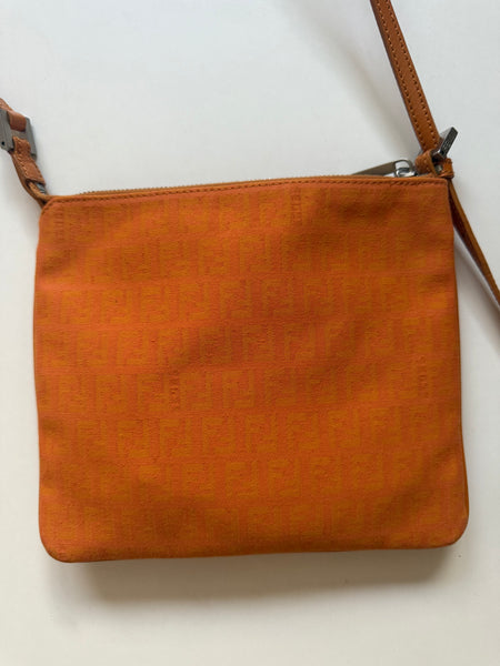 FENDI VINTAGE BAG TRACOLLA ZUCCHINO