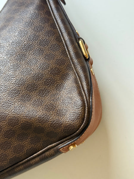 CELINE MACADAM VINTAGE HOBO BAG