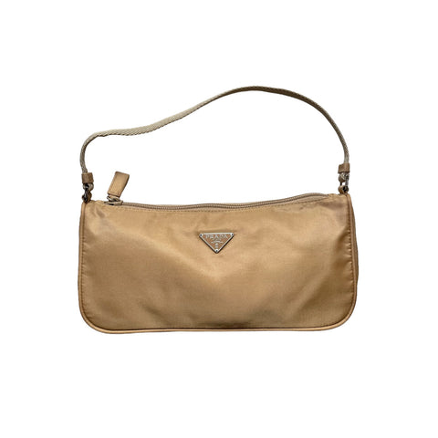 PRADA VINTAGE NYLON BEIGE BAG