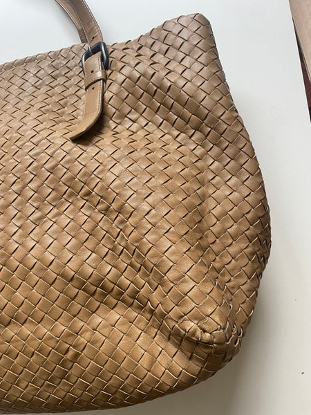 BOTTEGA VENETA TOTE BAG INTRECCIATO THE CESTA  VINTAGE