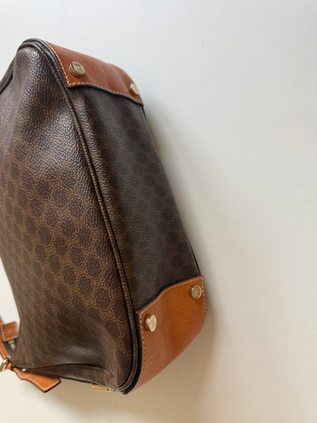CELINE MACADAM VINTAGE HOBO BAG
