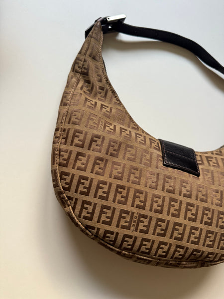 FENDI CROISSANT VINTAGE ZUCCHINO