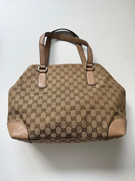 GUCCI DRESSAGE TOTE BAG VINTAGE MONOGRAM