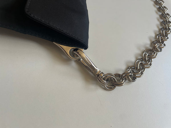 PRADA MINI NYLON CHAINLINK BAG VINTAGE