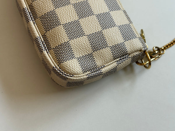 LOUIS VUITTON MINI POCHETTE ACCESSOIRES DAMIER AZUR VINTAGE