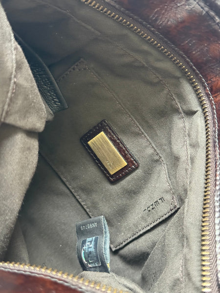 FENDI ZUCCA TRACOLLA CHEF VINTAGE BAG