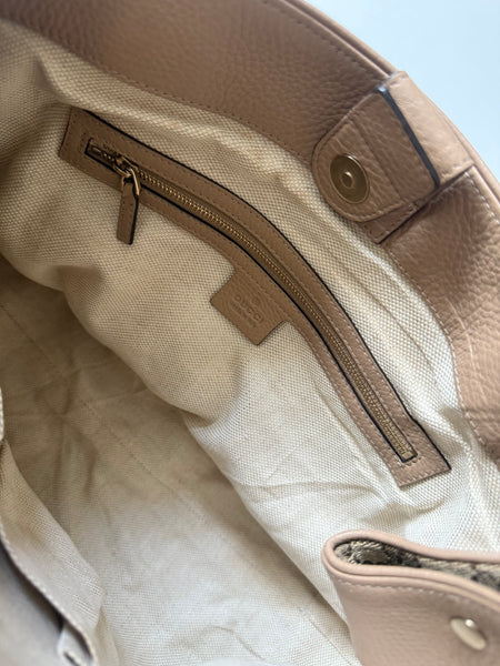 GUCCI DRESSAGE TOTE BAG VINTAGE MONOGRAM
