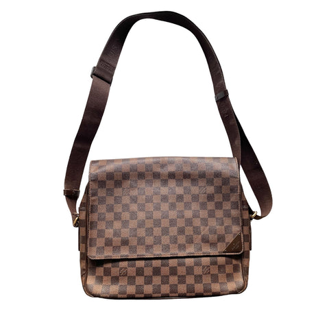 LOUIS VUITTON DAMIER EBENE SHELTON MM VINTAGE