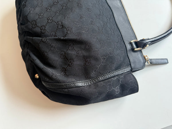 GUCCI D-RING MONOGRAM BAG VINTAGE