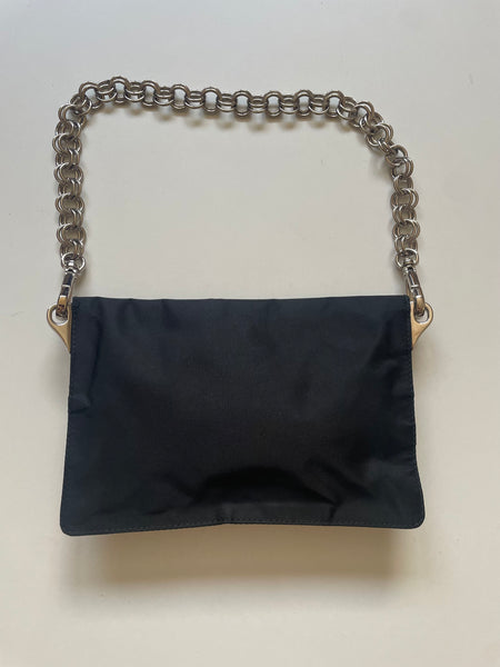 PRADA MINI NYLON CHAINLINK BAG VINTAGE