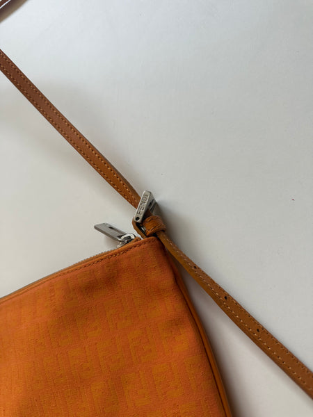 FENDI VINTAGE BAG TRACOLLA ZUCCHINO
