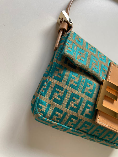 FENDI BAGUETTE MINI VINTAGE ZUCCHINO