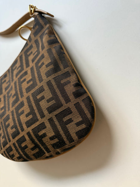 FENDI ZUCCA OYSTER VINTAGE BAG