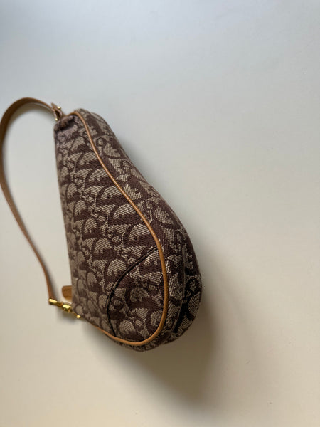 DIOR VINTAGE SADDLE MONOGRAM BAG