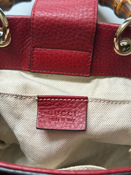 GUCCI BAMBOO MINI SHOPPER TOTE  BAG VINTAGE