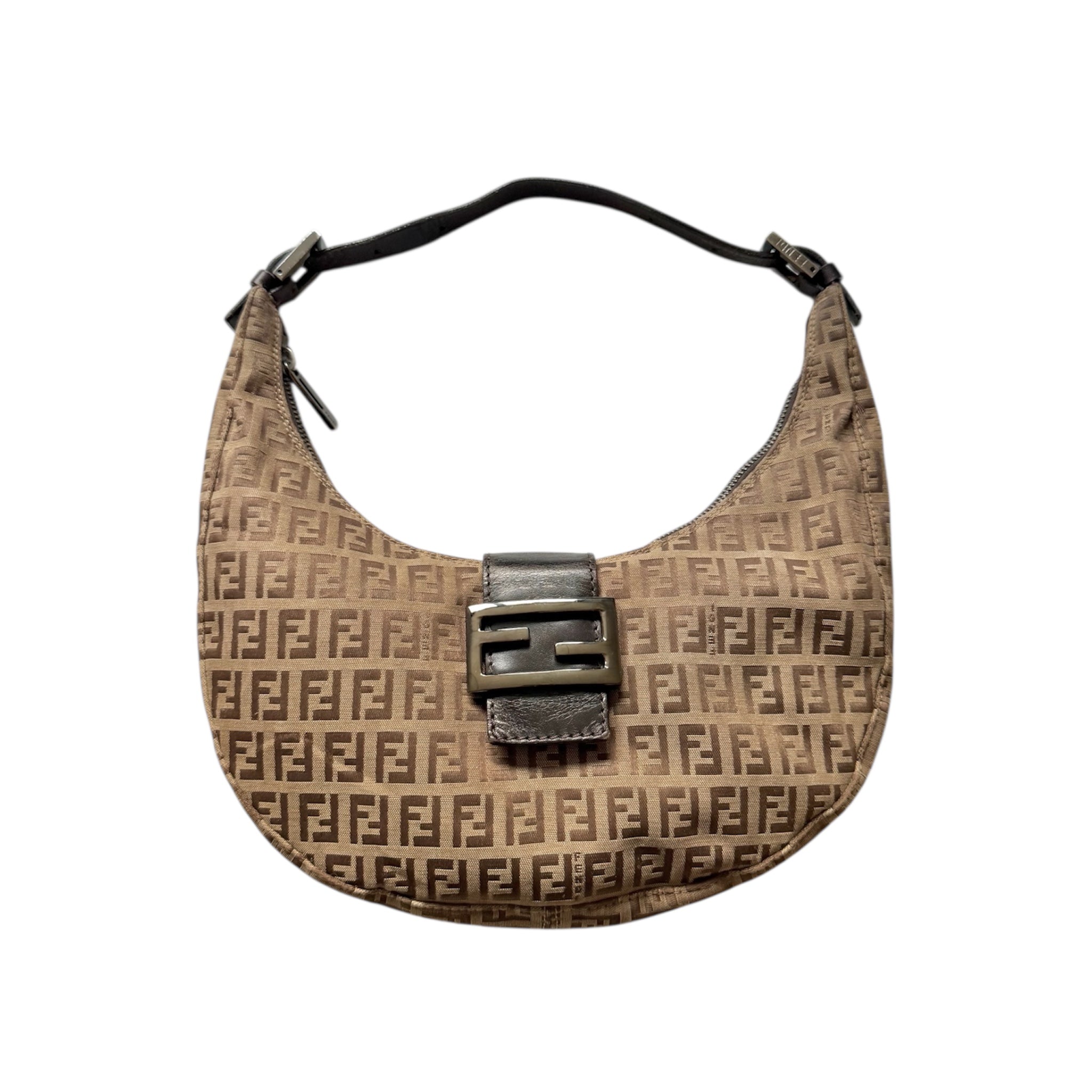 FENDI CROISSANT VINTAGE ZUCCHINO