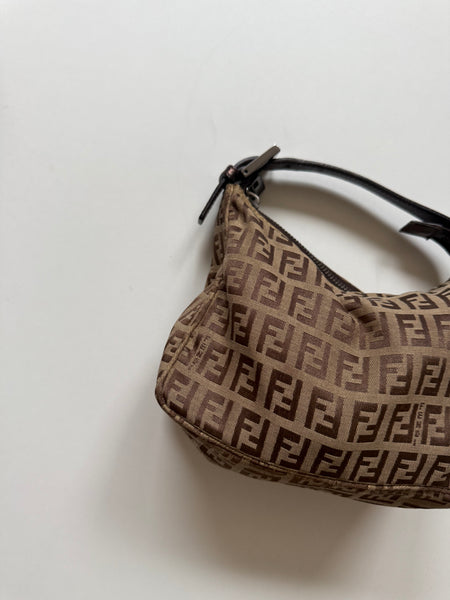 FENDI HANDBAG MINI VINTAGE ZUCCHINO