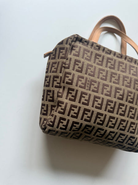 FENDI HANDBAG VINTAGE ZUCCHINO