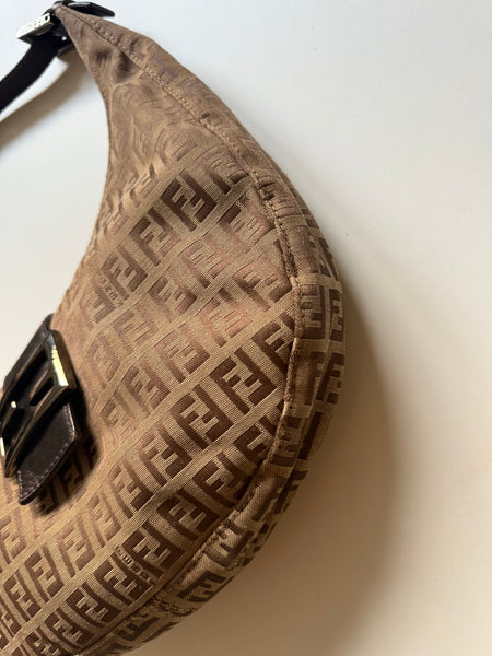 FENDI CROISSANT VINTAGE ZUCCHINO