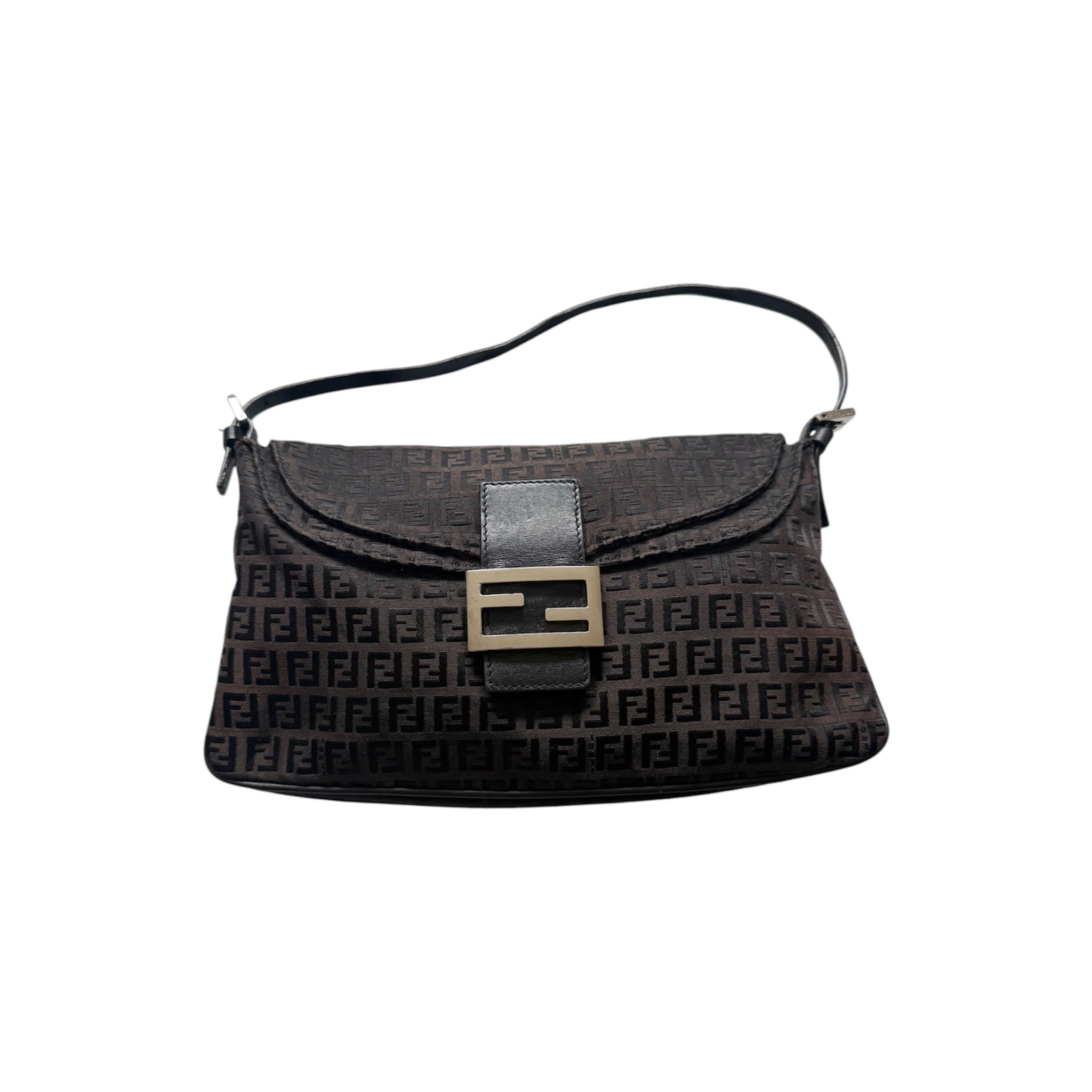 FENDI BAGUETTE VINTAGE ZUCCHINO