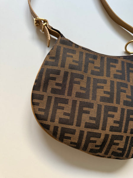 FENDI ZUCCA OYSTER VINTAGE BAG