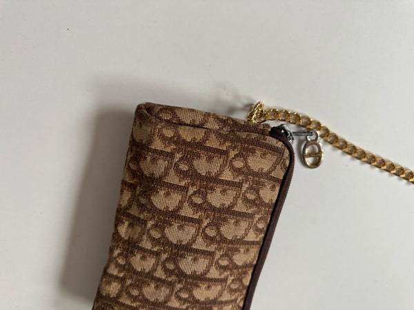 DIOR VINTAGE MONOGRAM BAG ON CHAIN