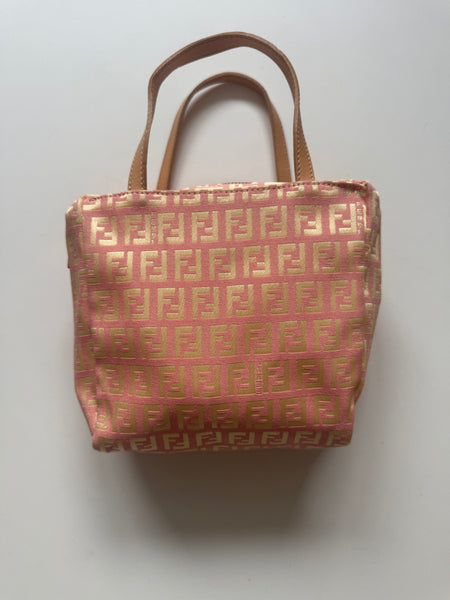 FENDI HANDBAG VINTAGE ZUCCHINO