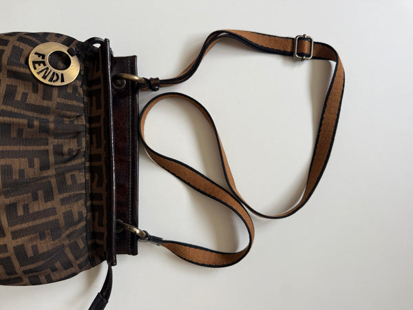 FENDI ZUCCA TRACOLLA CHEF VINTAGE BAG