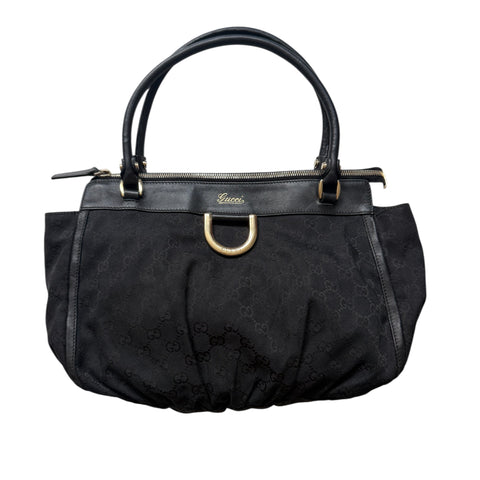 GUCCI D-RING MONOGRAM BAG VINTAGE