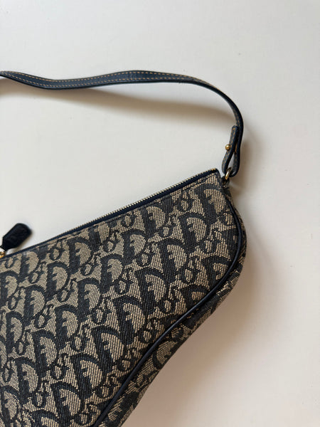 DIOR VINTAGE SADDLE MONOGRAM BAG