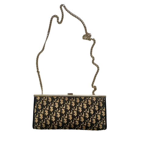 DIOR VINTAGE MONOGRAM BAG ON CHAIN