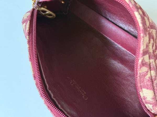 DIOR VINTAGE MONOGRAM BAG ON CHAIN