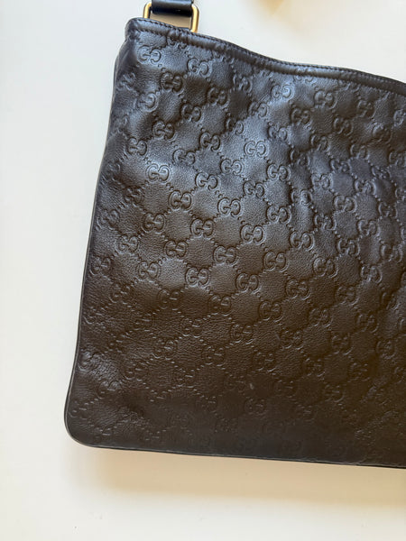 GUCCI BIG MESSENGER CROSSBODY BAG VINTAGE