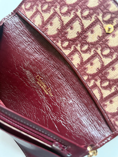 DIOR VINTAGE MONOGRAM BAG ON CHAIN