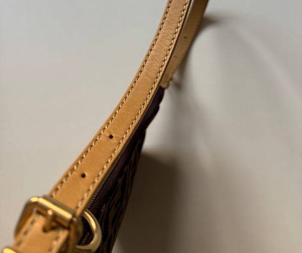 FENDI ZUCCA OYSTER VINTAGE BAG