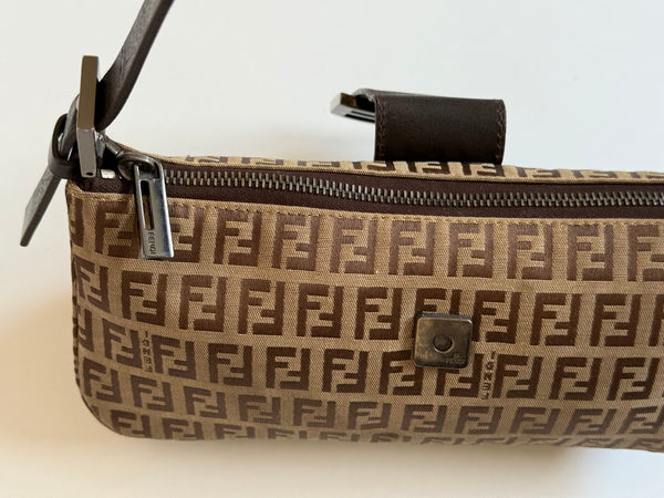 FENDI BAGUETTE VINTAGE ZUCCHINO