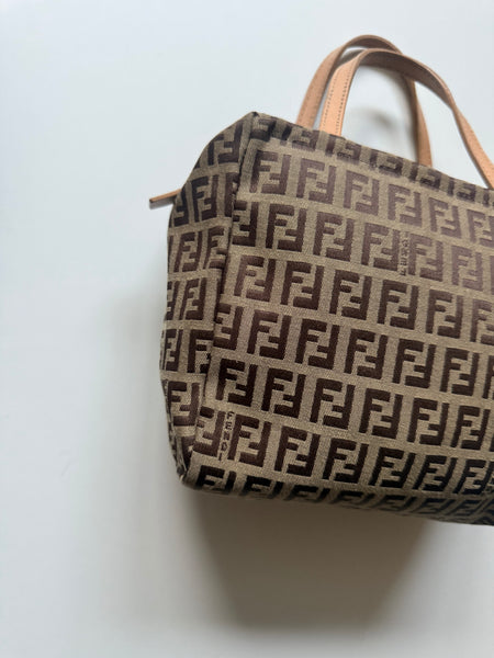 FENDI HANDBAG VINTAGE ZUCCHINO