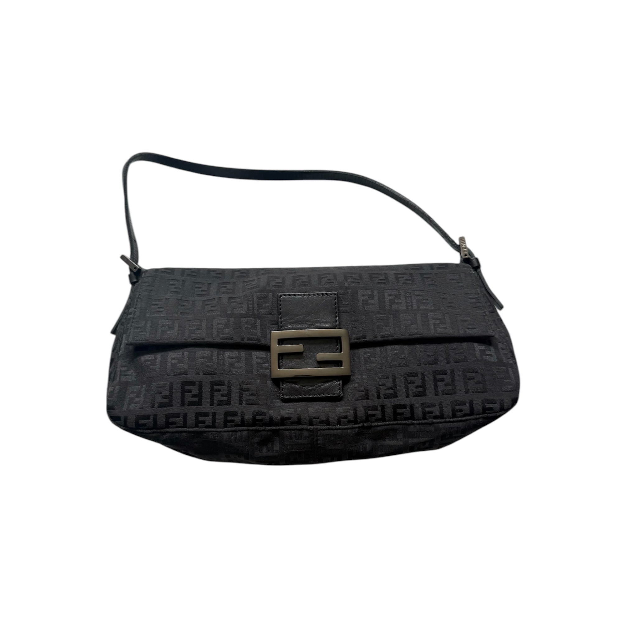 FENDI LONG BAGUETTE VINTAGE ZUCCHINO
