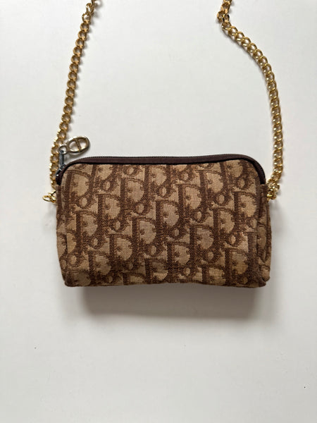 DIOR VINTAGE MONOGRAM BAG ON CHAIN
