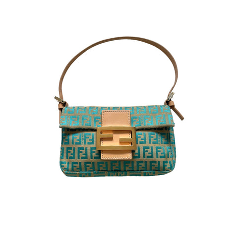 FENDI BAGUETTE MINI VINTAGE ZUCCHINO