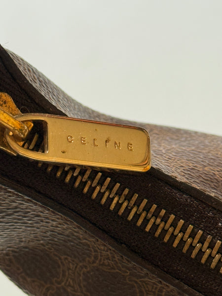 CELINE MACADAM VINTAGE HOBO BAG