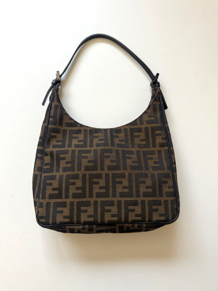 FENDI ZUCCA HOBO VINTAGE BAG