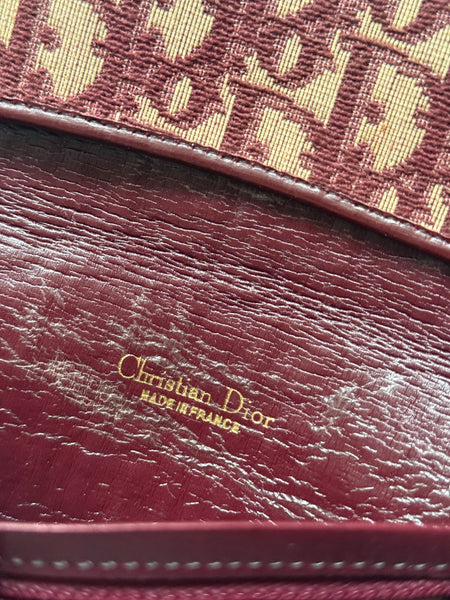 DIOR VINTAGE MONOGRAM BAG ON CHAIN