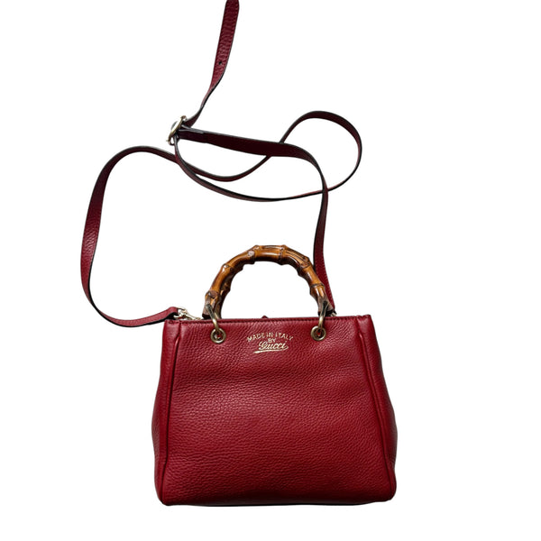 GUCCI BAMBOO MINI SHOPPER TOTE  BAG VINTAGE