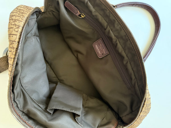 DIOR VINTAGE BAULETTO MONOGRAM BAG