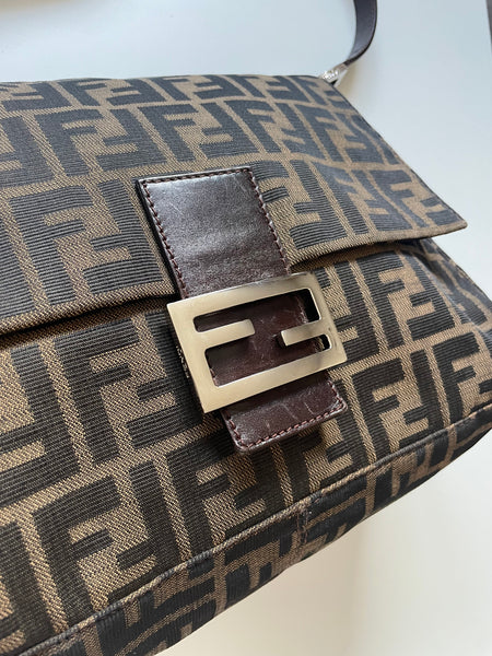 FENDI ZUCCA MAMA BAGUETTE VINTAGE