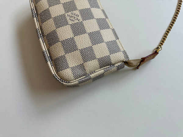 LOUIS VUITTON MINI POCHETTE ACCESSOIRES DAMIER AZUR VINTAGE