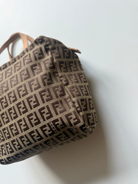 FENDI HANDBAG VINTAGE ZUCCHINO