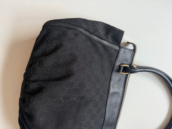 GUCCI D-RING MONOGRAM BAG VINTAGE