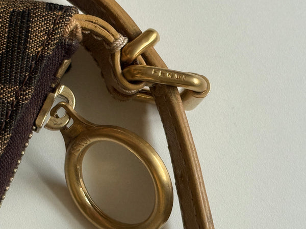 FENDI ZUCCA OYSTER VINTAGE BAG